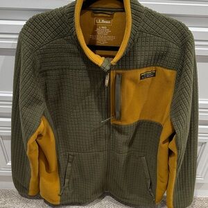 L.L. Bean Men's Green Zip Jacket